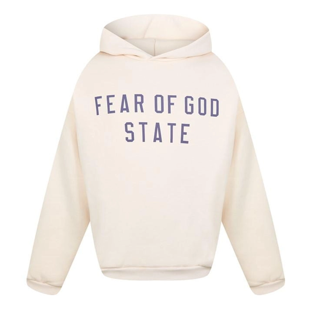 Fear of God Essentials Fleece Hoodie - White
